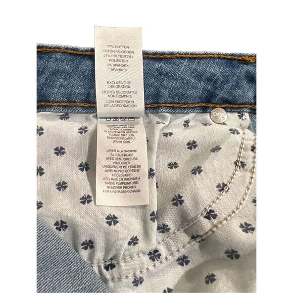 Lucky Brand flamingos pineapple watermelon embroidered jeans  shorts - Picture 12 of 14